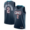 Canotte Uomo Oklahoma City Thunder Shai Gilgeous-Alexander Nike 2025-26 City Edition Nero Swingman